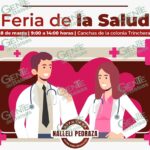 Invita Nalleli Pedraza Huerta a Feria de Salud