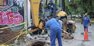 Ooapas atiende puntos críticos de drenaje para mantener en funcionamiento la red sanitaria de Morelia