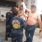 Camioneta impacta y lesiona a par de motociclistas