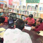 Regidor Felimón Acosta acude a constatar cómo funcionan las bibliotecas públicas del municipio
