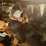Dos heridos en volcadura en la autopista