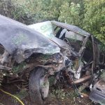Queda gravemente herido al chocar de frente con otro vehículo