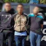 Detienen en Uruapan a 3 presuntos delincuentes