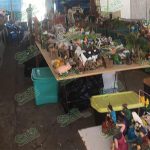 Elaboran tradicional nacimiento gigante en la Pérgola Municipal
