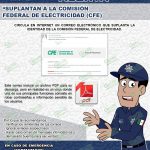 Alerta Unidad Cibernética de la SSP sobre falsos correos electrónicos de la CFE