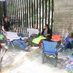 Maestros eventuales de LC siguen en plantón en Morelia