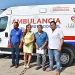 Entrega Itzé Camacho nueva ambulancia a PCM