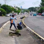 Realizan campaña de limpieza en avenidas