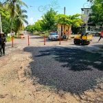 Continúan acciones de bacheo en vialidades del municipio