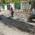 Obras Públicas continúa con acciones de bacheo en Lázaro Cárdenas