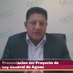 Presenta Feliciano Flores, proyecto de Ley General de Aguas