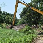 Gobierno de Lázaro Cárdenas mantiene trabajos de desazolve en canales pluviales