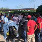 SE TRABA CONFLICTO OBREROS-WP; VAN HOY A BLOQUEO DE PUERTAS 1, 3, 4 Y 5 DE ARCELORMITTAL