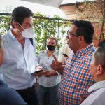 Escucha Alfonso Martínez necesidades de 30 líderes de comerciantes y recolectores de Michoacán