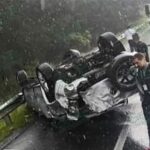 Choque y volcadura en la autopista Siglo XXI, deja 4 muertos y 3 lesionados