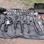 Elementos de la GN aseguran 14 armas largas