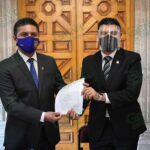 Recibe presidencia del Congreso del Estado informe de Compromisos de la UMSNH con el Legislativo michoacano