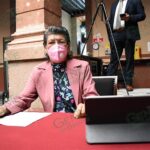 Diputada Teresa vota en contra de la Ley que obliga a usar el cubrebocas