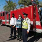 Tiene LC carro de bomberos; fue posible con apoyo de la diputada Julieta García