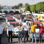 Se suman 8 organizaciones de transportistas a Toño Soto en Tarímbaro
