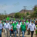 Es PVEM primera fuerza política en el Distrito Coalcomán