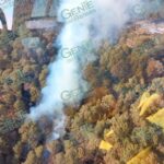 Gobierno de Michoacán despliega helicóptero para sofocar incendio en Cotija
