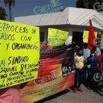 Colonos se manifiestan ante Capalac, exigen cumplimiento de acuerdos