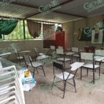 En La Mira hay solo una secundaria técnica reconocida, la cual tiene terreno y aulas: EMML