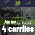 Movimiento recaba firmas para demandar la construcción de la Autopista a cuatro carriles