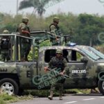 Ejército Mexicano despliega más de 100 efectivos en Aquila Michoacán.