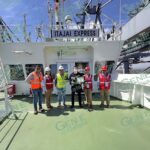Dan bienvenida al buque Itajai Express
