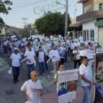 Con un ¡Ya basta! exigen resultados en Marcha por la Paz en Aquila