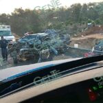 Saldo de dos muertos y 19 lesionados dejó choque en autopista Siglo 21