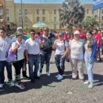 Marcharon mineros y trabajadores de la Politécnica, en Día del Trabajo