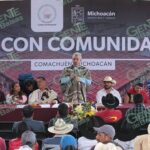 En Comachuen y Sevina, inicia Bedolla gira en las 32 comunidades con autogobierno