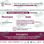 Se vacunará a población de 74 municipios contra el COVID-19
