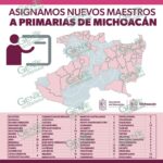 Asigna SEE nuevos docentes a más de 260 escuelas de Michoacán