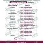 Durante septiembre, vacunación COVID-19 en 34 municipios