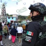 SSP garantiza seguridad en la XXIV Feria de la Esfera, en Tlalpujahua