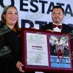 Grisel Tello entrega Premio Estatal del Deporte a Alfonso Aguilar Contreras