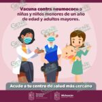 Continúa vacunación contra neumococo en Michoacán: SSM