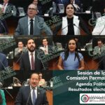 Diputadas y diputados participan en la agenda política de la Permanente, con el tema “Resultados electorales”