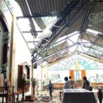 Realiza FGE actuaciones periciales por explosión en templo de Coahuayana