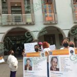 Familiares y amistades de dos desaparecidos, protestan en Zamora