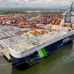Realiza primera operación el buque carrero Wild Rose leader en el puerto de LC