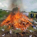 Incineran casi 1.4 toneladas de diversas drogas y otros objetos de delito