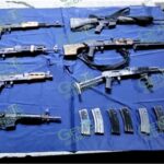 Agentes estatales y federales detienen a 7 personas con armas en Apatzingán