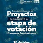 Gobierno de Morelia presenta proyectos aprobados del Presupuesto Participativo 2025