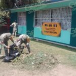 Personal de la Guarnición Militar y del 82BI realizan labor social en LC