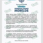 Gobierno de Morelia invita a participar en convocatoria a Presea Generalísimo Morelos
